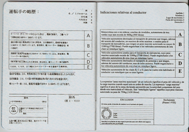 Unofficial International Driving Document (book, page 3)